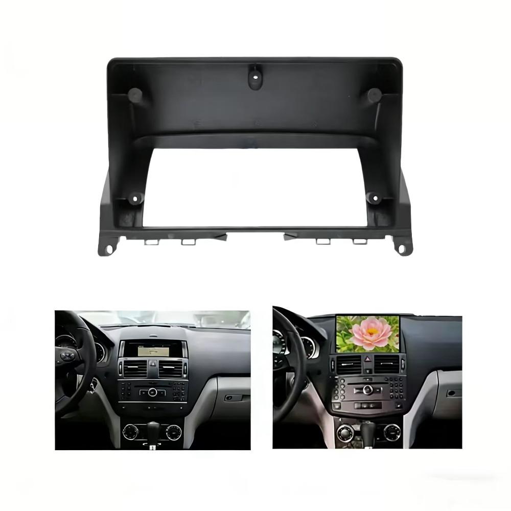Car Radio Fascia Frame For Mercedes Benz Class C180 C200 W204 S204 2007-2014 9INCH Stereo Panel