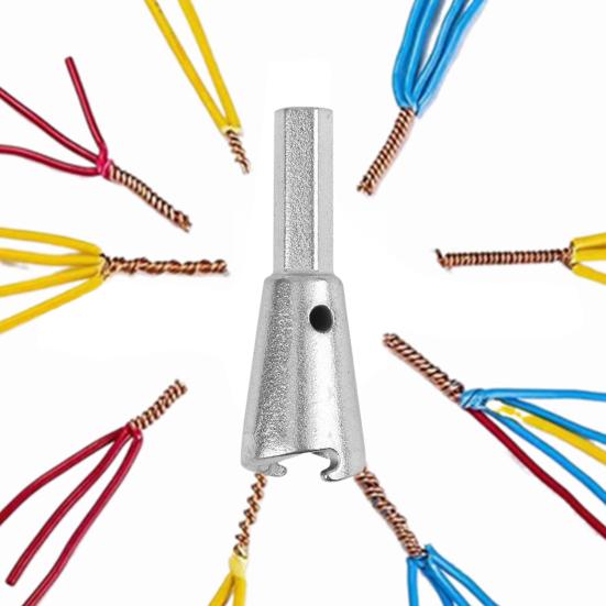 Инструмент для зачистки проводов для дрели, регулируемая зачистка, длина 10-40 мм, высокоэффективный скручиватель проводов, параллелизатор, скрутка проводов