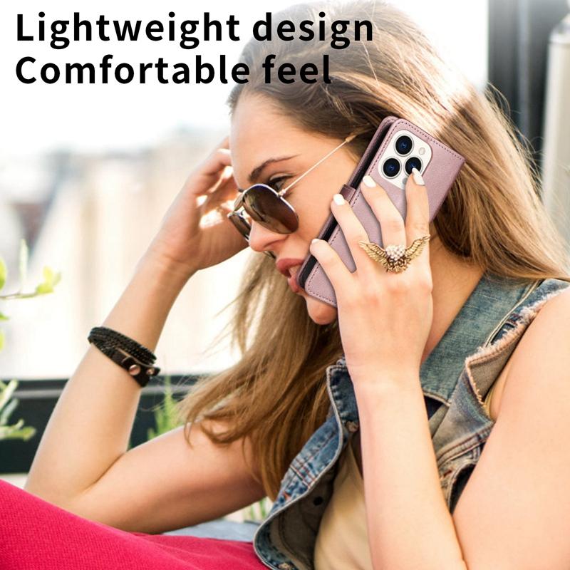 Сплошной цветной чехол-кошелек с держателем для карт для iPhone Huawei Honor Samsung Galaxy Xiaomi Redmi Флип-кобура из искусственной кожи