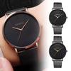 New Casual Luxury Women's Men Stainless Steel Band Quartz Analog Wrist Watch