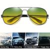 Men Women Yellow Green Night Vision Sunglasses Colored Reflective Glasses Sunglasses Black Unisex Fishing Lenses