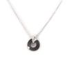 Les Trésors De Lily [K6633] - Silver Necklace 'Sissi' Black Ceramic