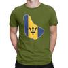 Barbados Flag Barbadian Graphic Printing T Shirts Unisex WoUnisex 100 Cotton Tee Shirt Clothes
