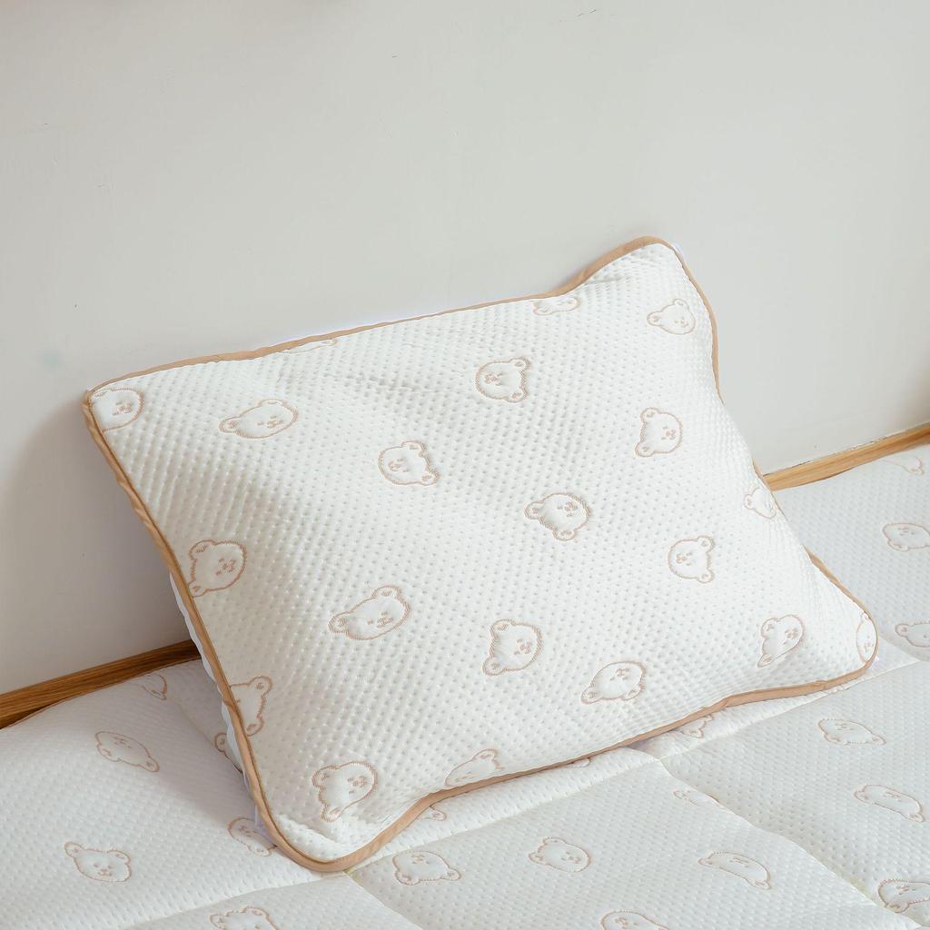 Cartoon Ice Silk Baby Cooling Pillow Towel