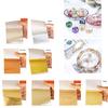 100Pcs Imitation Gold Sliver Copper Foil Papers Leaf Leaves Sheets Foil Paper Gilding Craft Resin Jewelry Making Filling