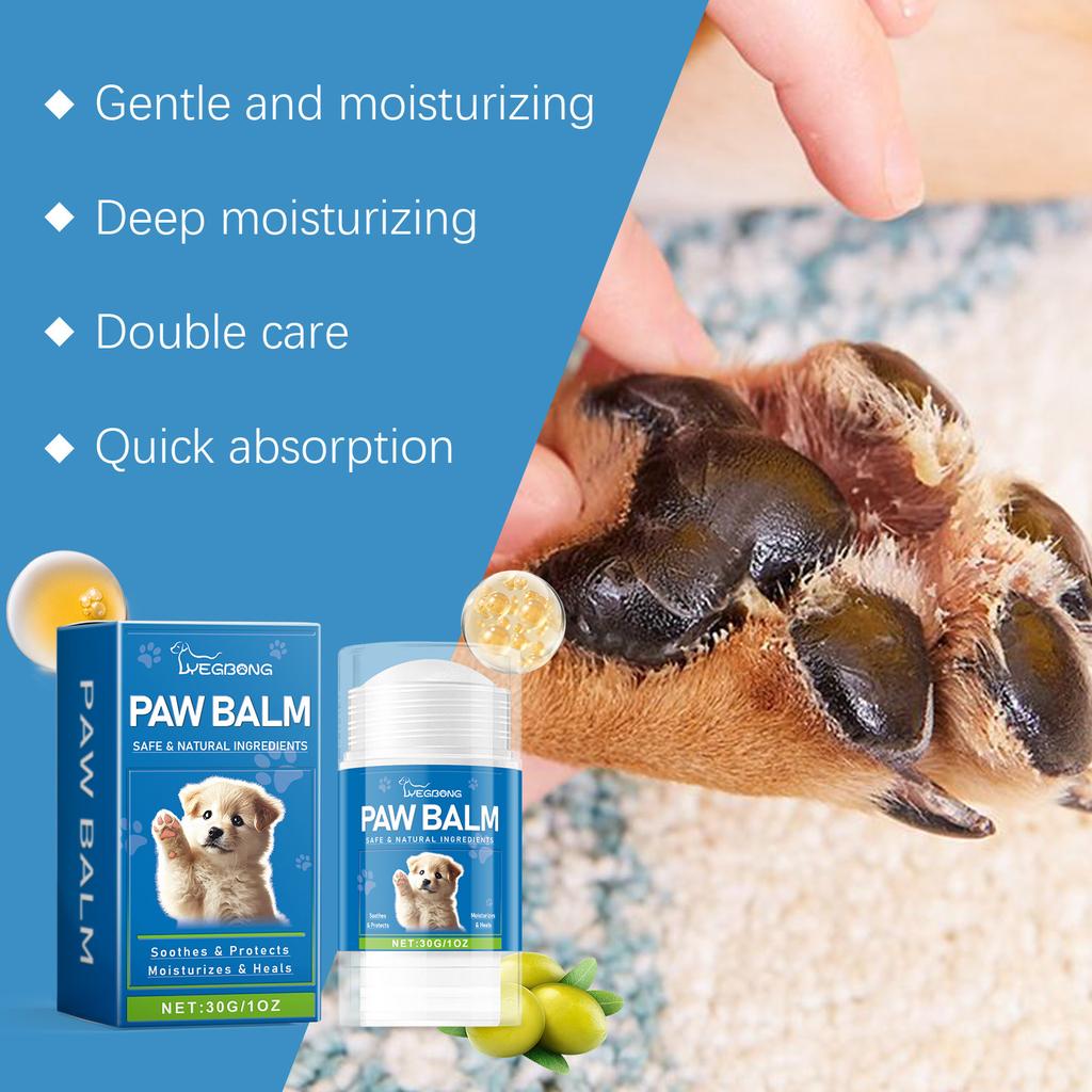 YEGBONG Pet Paw Care Cream Dogs Cats Paw Care Moisturing Feet Foot Pad Care