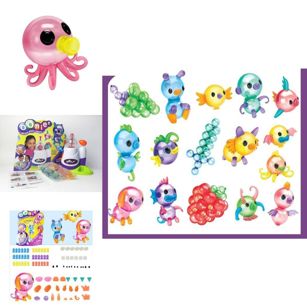 Набор для пополнения Oonies Липкий шар Надуватель пузырей Детская развивающая игрушка «Сделай сам»