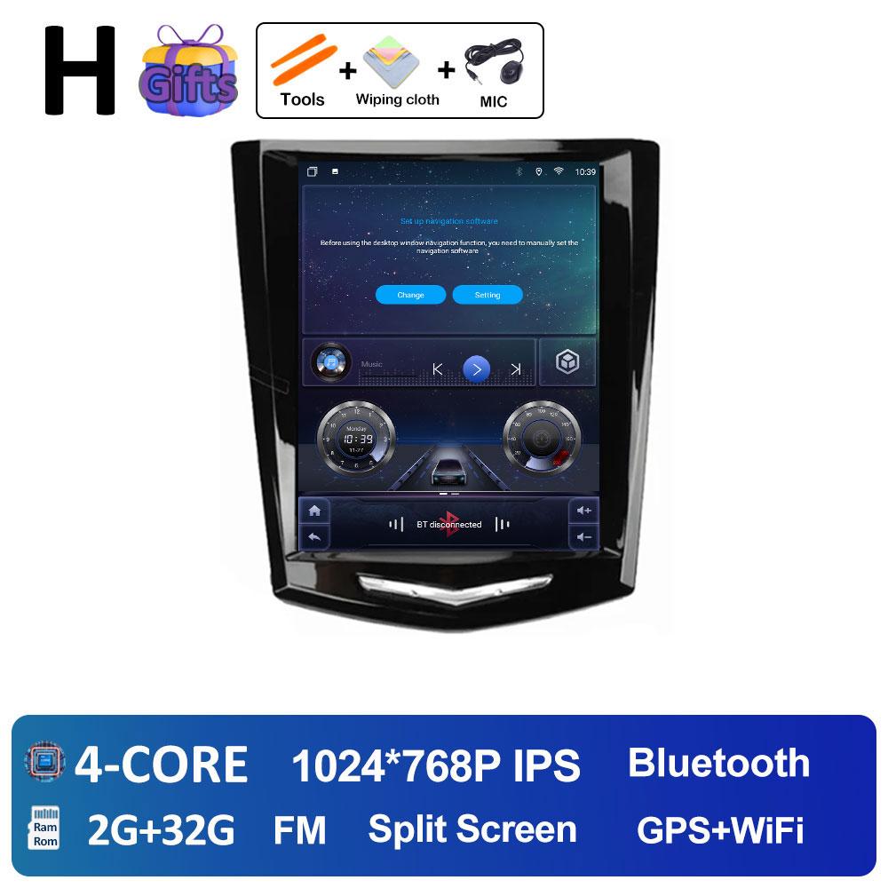 Для Cadillac ATS XTS CTS SRX 2013 2014 2015 2016 DSP Стерео Беспроводной Carplay Android Auto 2.5D Сенсорный экран Головное устройство Не 2 DIN