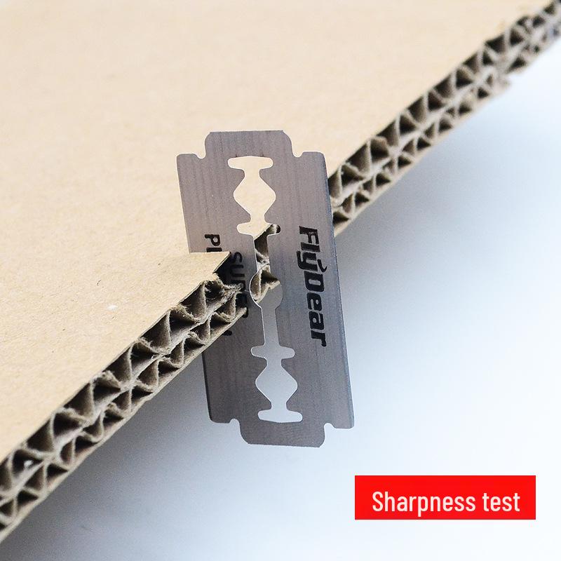 Двусторонние лезвия для мужского бритья и коррекции бровей, 10 штук