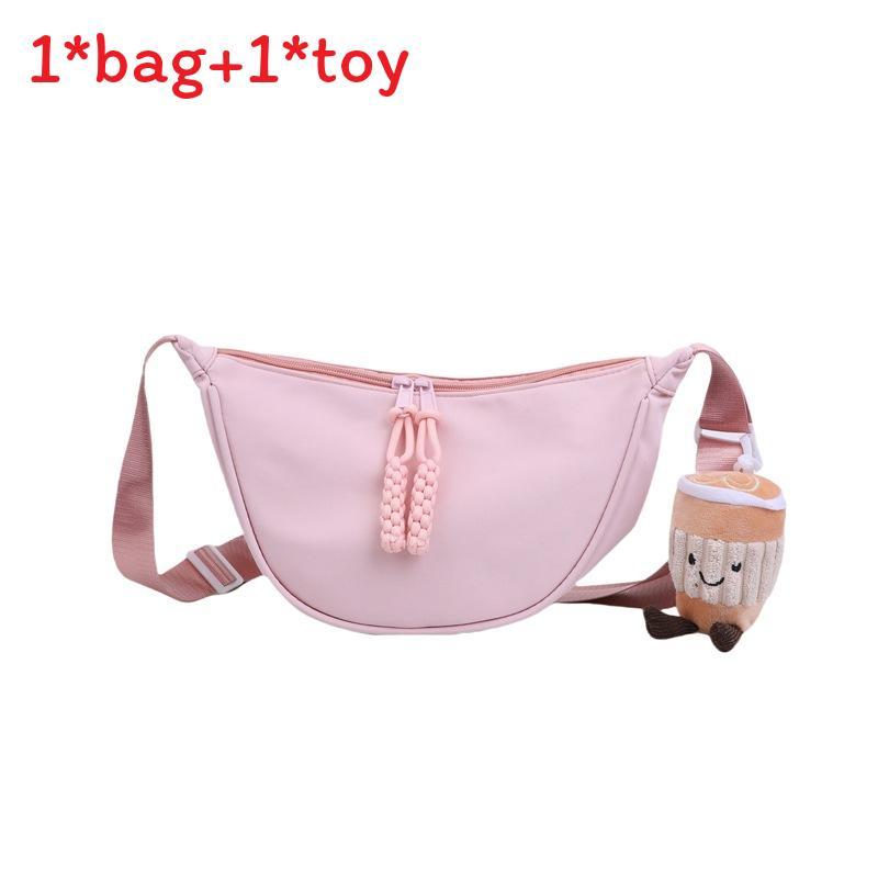 Nylon Duffle Bag For Women Lightweight Casual Singlecompartment With Zipper For Daily Use