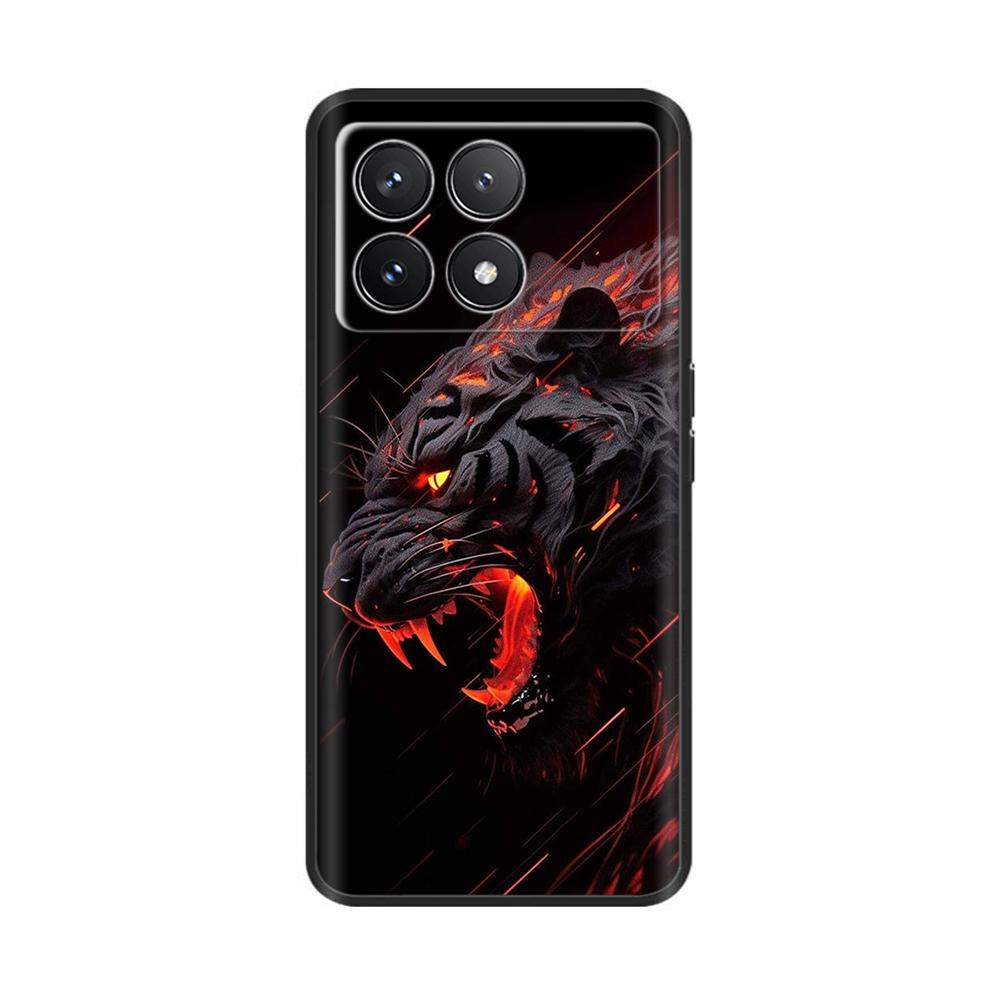 Для Xiaomi Poco F6 Pro Чехол Крышка Для Xiaomi Poco F6 Pro 5G Чехол для телефона Крутой Милый Мягкий Гладкий Жидкий Силикон Fundas Ракушки