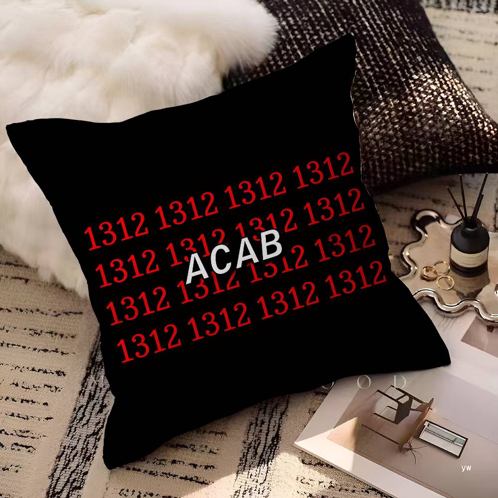 AAcabS UUltras Logo Cushion Cover Car Throw Pillow Case For Sofa Car Christmas Gift 40x40cm 45x45cm