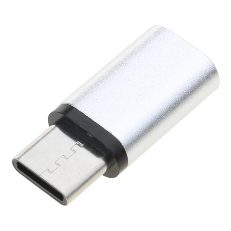Short USB C to USB Adapters USB Type C Female to MicroUSB Male Adapters Connectors Charger Adapters for Phone Laptops