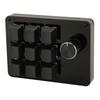 Mini 9 Key Keypad with Knob Macro Mechanical Keyboard Hot Swappable Blue Switch Keyboard Key Line