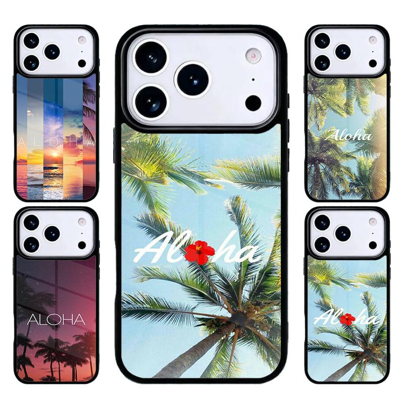 Алоха Гавайи Гавайский Пляж Пальмы Чехол Для Телефона Для iPhone 17 Air 16 15 14 13 12 11 Pro Max Plus