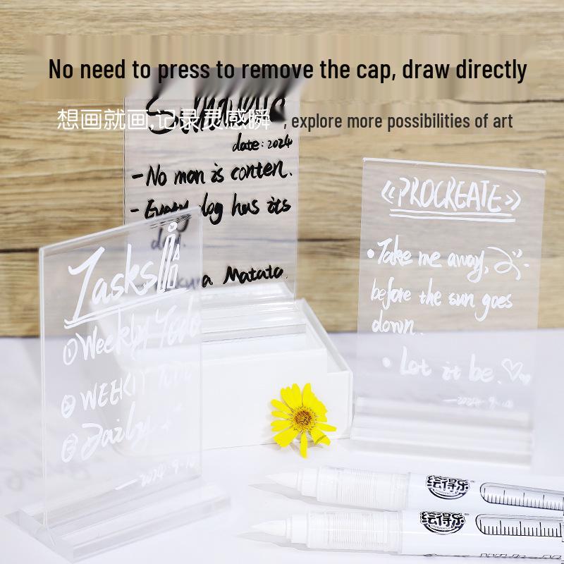 Artline Черный маркер с жидкими чернилами с мягким наконечником - Хайлайтер большой емкости для студентов и художественной живописи