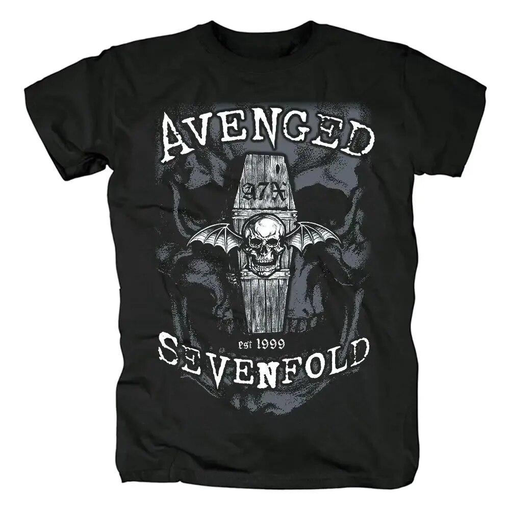 Harajuku Metalcore Avenged Sevenfold Rock футболка хип-хоп уличная футболка Heavy Metal модная повседневная футболка больших размеров женская унисекс