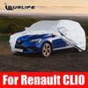Полные автомобильные чехлы для помещений и улицы, водонепроницаемые, анти-Оксфордская ткань, защита от пыли, солнца и дождя для Renault CLIO 3 4 MK3 MK4