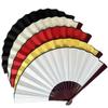 Пустые шелковые веера для каллиграфии и DIY, 8" и 10"