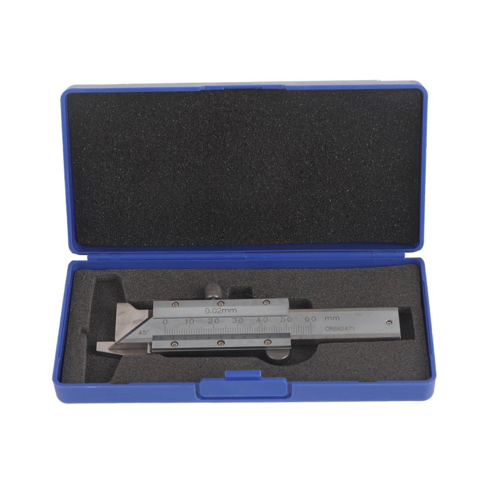 Chamfer Gage Chamfering Ruler Chamfered Vernier Caliper Stainless Steel Caliper 050mm