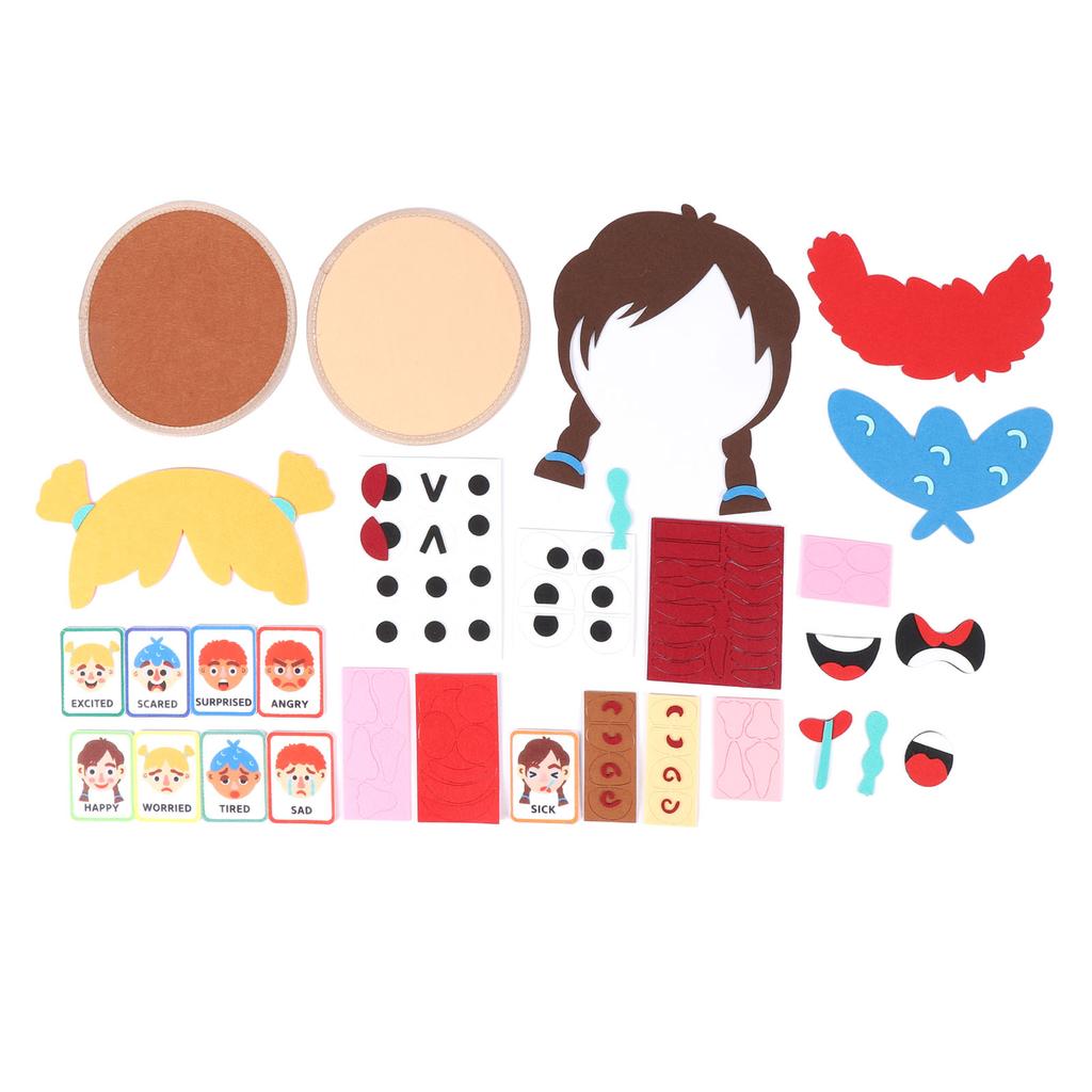 Social Emotional Learning Activities Toys Educational Preschool Learning Sensory Toy Funny Face Games for Children