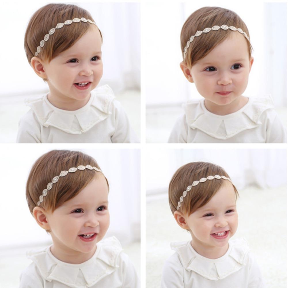 Newborn Baby Headband Cute Lace Elastic Turban Soft Headdress  Photography Prop