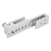 Metal Shower Door Latch No-Drill Installation Door Latch Catch Glass Door Lock  Bathroom Hardware