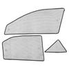 6Pcs/set Side Door Window Privacy Sunshade Covers Silver Aluminum Foil Fit For Toyota Camry 2012 2013 2014 2015 2016 2017