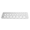Stainless Steel Drill Gauge for 1/16 Inch to 1/2 Inch Size Bits 17/64‑1/2 0.062‑0.250 Bolt 29 Holes Metal Drill Gauge