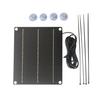 6W Emergency Solar Panel Phone Charger High Conversion Efficiency Short-Circuit Protection Solar Panel Charger for Outdoor Use