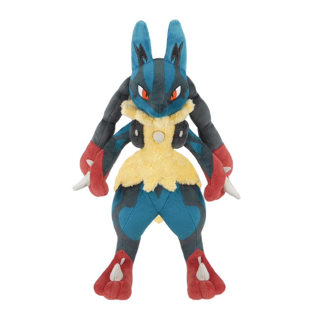 Sanei Boeki Pokemon КОЛЛЕКЦИЯ ВСЕХ ЗВЕЗД Мега Лукарио Ш20 x Г14 x Плюшевая игрушка PP303 (S) Высота 33,5 см