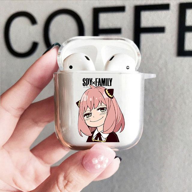 Чехол аниме SPY×FAMILY для Airpods 1 2 3 Pro Airpod Pro 2nd Kawaii Anya, защитный чехол, милый мультяшный чехол для Air Pod, чехол