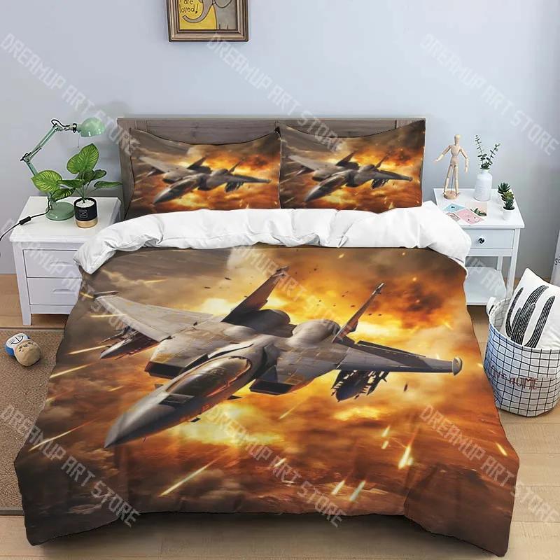Модный тренд F-Fighter принт трехкомпонентный комплект подходит для детей или взрослых пододеяльник наволочка постельное белье подарок на день рождения