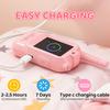 Video Walkie Talkies Toys Rechargeable Play House Toys Adjustable Lanyard Two-Way Video Call Device for Family Role Play & Parent-Child Interaction