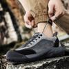FashionMan Lace-Up Casual Shoes All-match Leisure Walking Climbing Men's Footwear Men Leather Camping Sneakers Outdoor Hiking Shoes