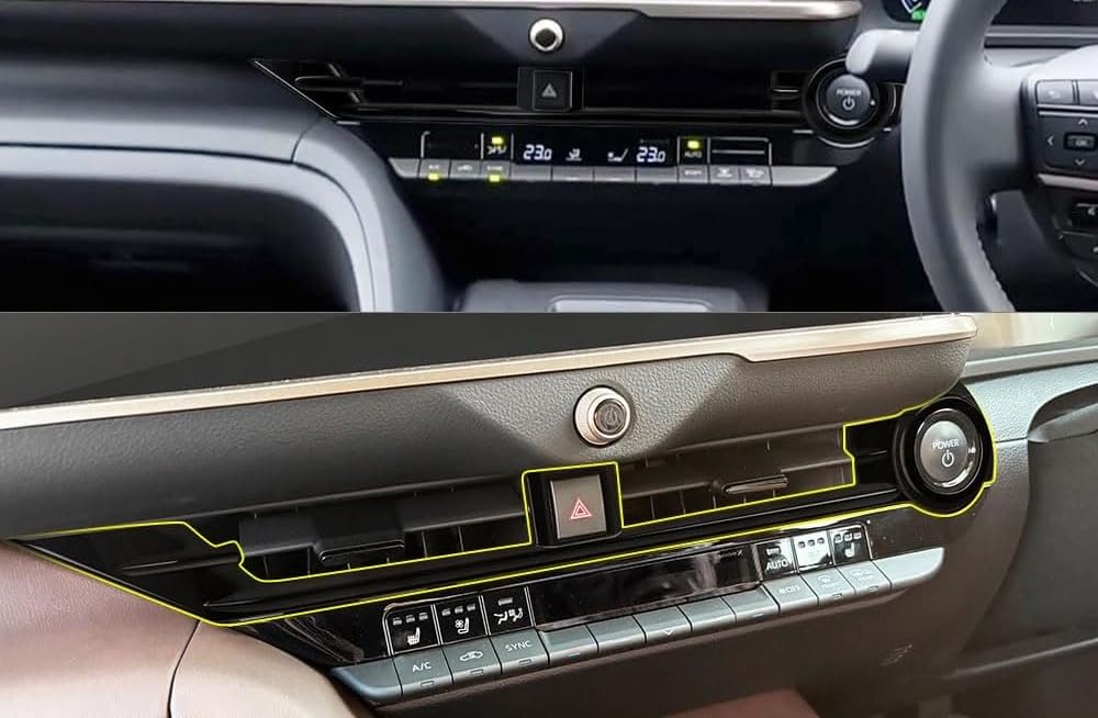 Совместимые с Toyota Crown 2025 года Боковые вентиляционные отверстия Центральное вентиляционное отверстие Декоративная накладка на вентиляционное отверстие приборной панели Внутренний аксессуар Дизайн от специалиста Toyota Aobexalt