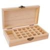 Compact Wood Essential Oils Organizers Multi Purpose Wood Storage Box Organizers For Essential Oils And Accessories