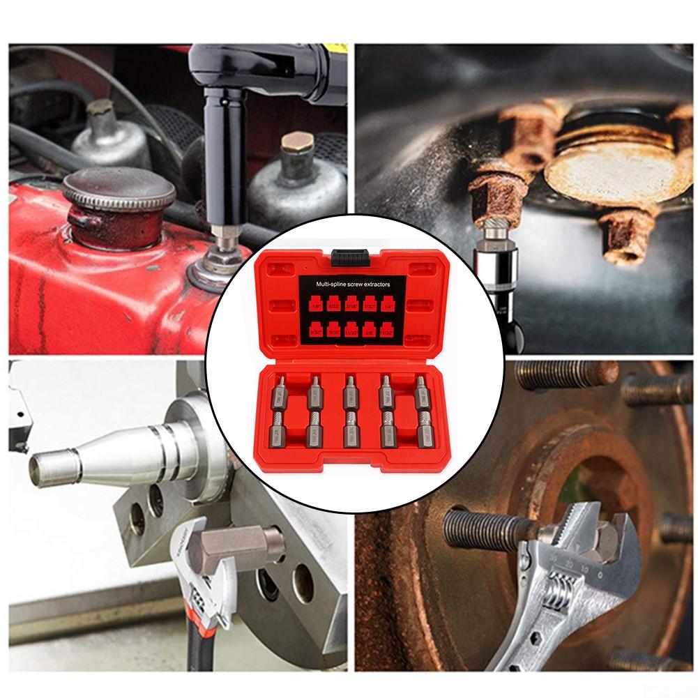 Набор для извлечения сломанных болтов с шестигранной головкой