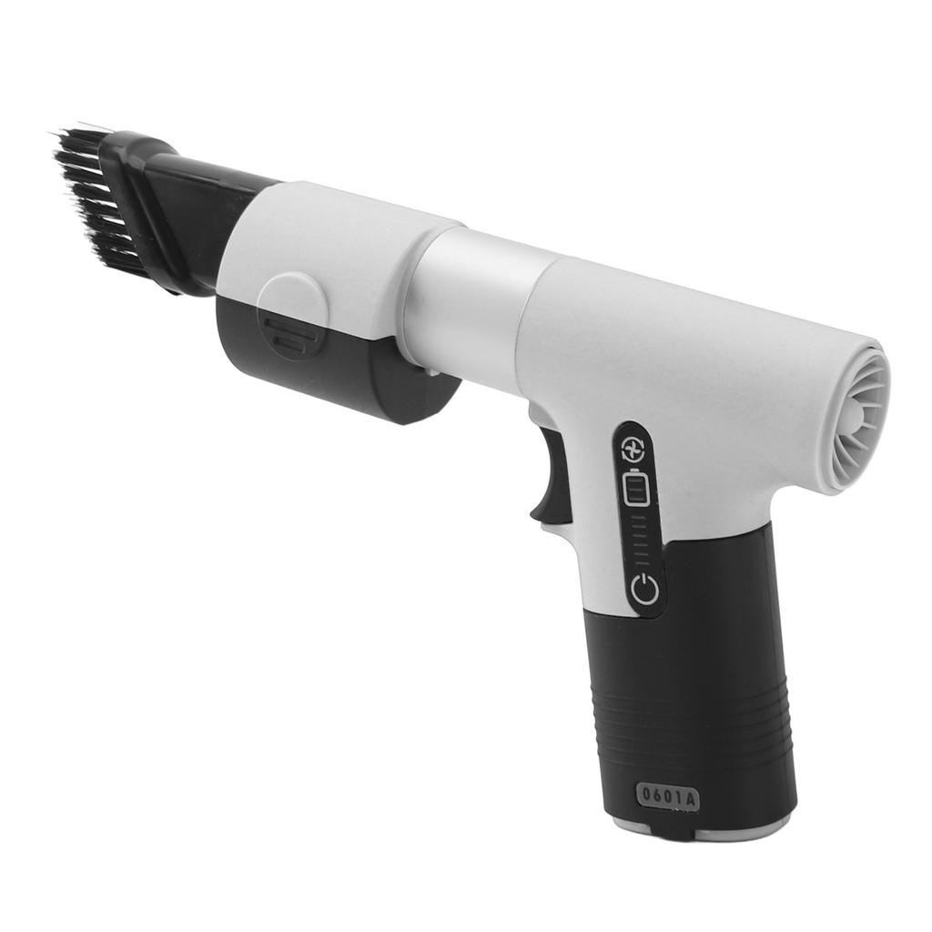 Electric Air Duster Blowing Suctioning Dual Purpose 120000 RPM 3000mAh 3 Gear Adjustable with 2