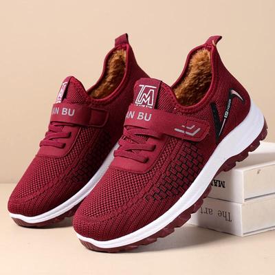 Женские зимние ботинки Plus Velvet из утолщенного хлопка – удобные прогулочные ботинки с мягкой подошвой для людей среднего и пожилого возраста.