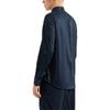 Armani Exchange Мужская рубашка с длинным рукавом, вышитый логотип, темно-синяя, 6DZC27-ZNZRZ-1510