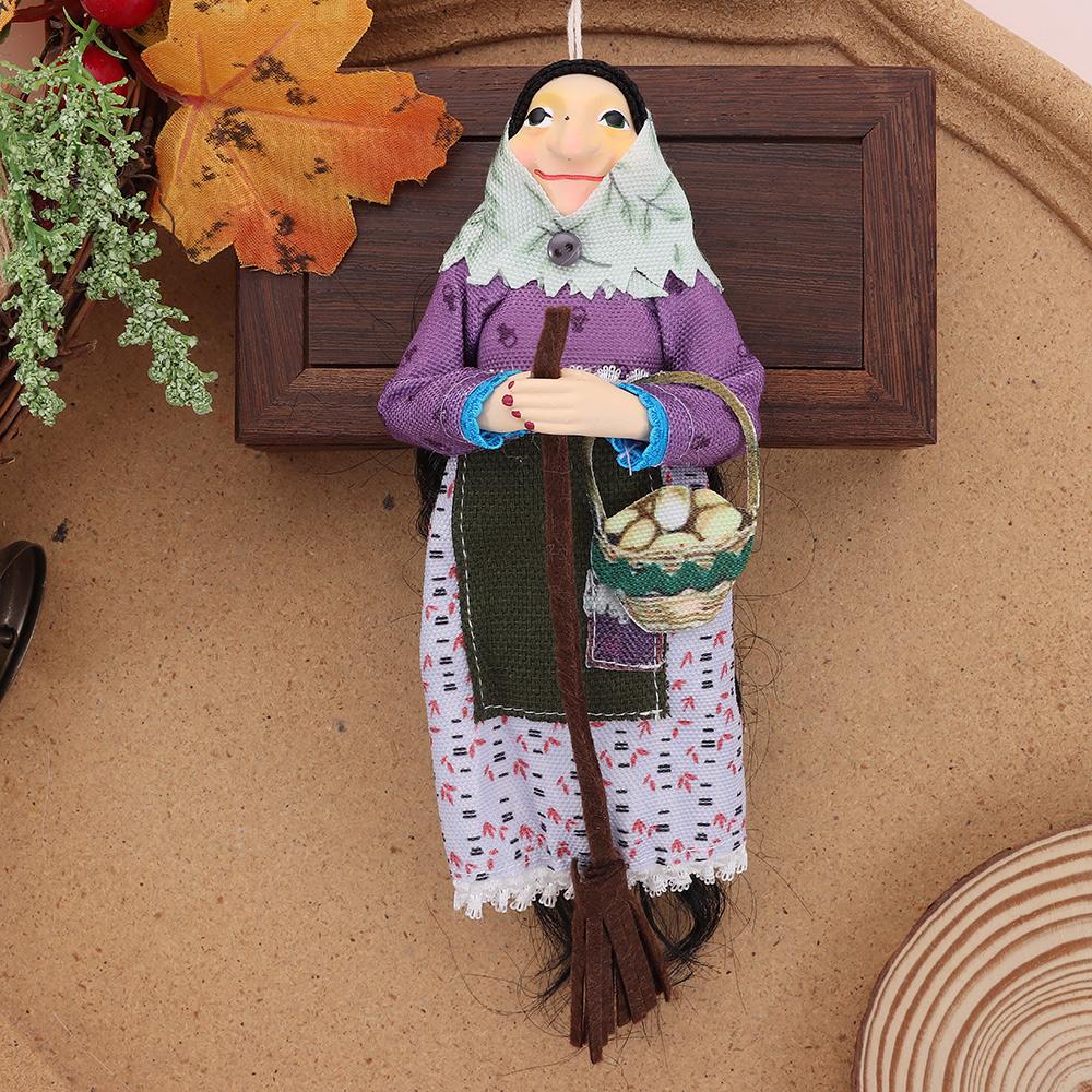 New Good Luck Kitchen Witch Doll Charm Home Charming Witch Doll Handmade Witch Doll Home and Halloween Decoration