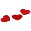 2.1 X 1.8inches 10 Pieces Red Clothing Iron-on Embroidered DIY Clothing Motif Applique  Jackets