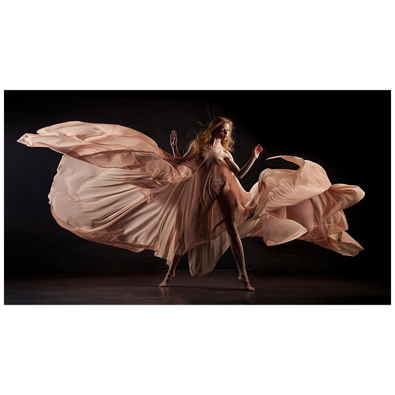 Элегантный Танец Современного Искусства Женщина Боди-Арт Картина Маслом Холст Картины Куадрос Фон Украшения Стены