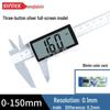 Syntek Electronic Digital Vernier Caliper, 0-150mm, Full Screen Plastic Measuring Tool for Jewelry and Crafts