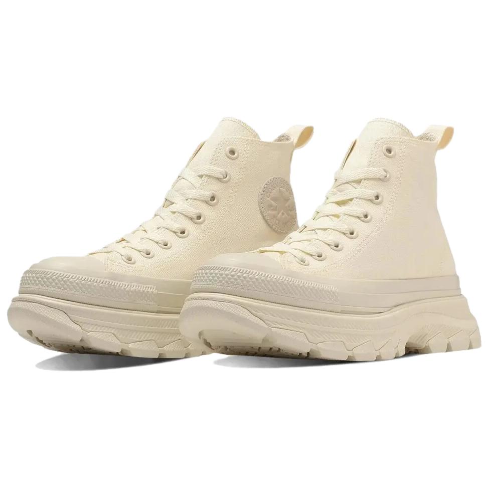 Converse All Star Trekwave Retro Versatile High-Top Canvas Shoes Unisex Sneakers Beige 31312441