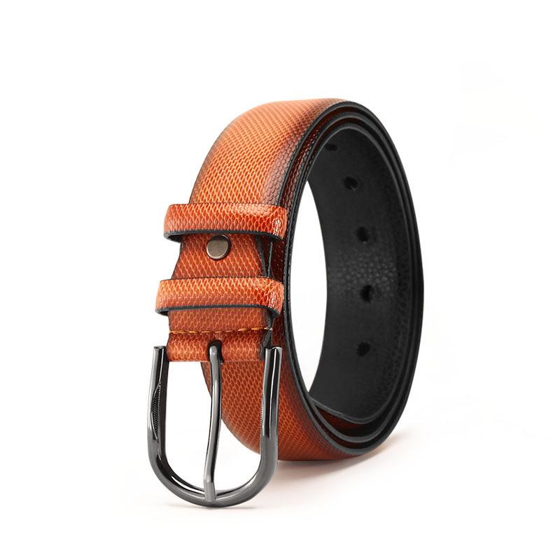 Men's 2022 Retro High-End Leather Pin Buckle Belt - Casual All-Match Waist Chain
