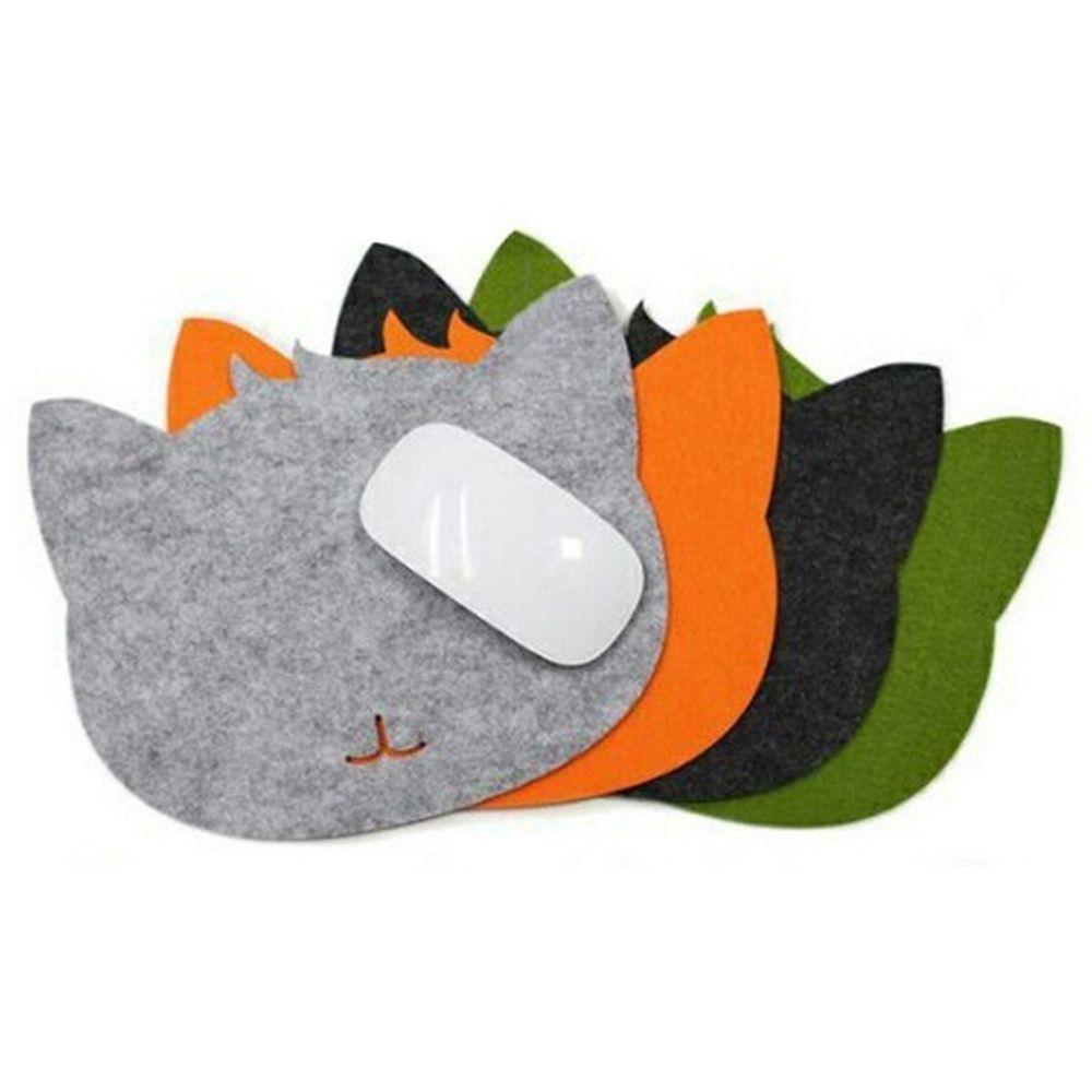 Thicken Cat Shaped Cloth Cute Optical Universal Pad Mouse Mat for Computer Cat Design