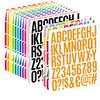 Yousheng 500 Pcs Letter Stickers 2 Inch Self Adhesive PVC Stickers Waterproof Alphabet Decals Mailbox Numbers Labels for Water Bottle Classroom Car