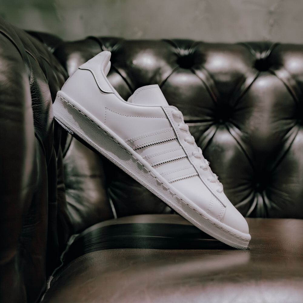 Adidas CAMPUS 80S Footwear White Sneakers ORIGINALS Unisex JR2740 Footwear White / Footwear White / Footwear White